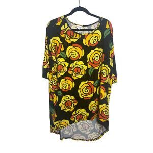 Lularoe Classic Disney Rose Beauty and Beast Irma Size Medium M Unicorn Print